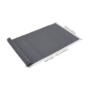 W 180cm x L 300cm L Dark Grey Privacy Screen Panel for Garden Sunshade