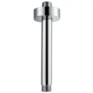 Venus Chrome Round Ceiling Mounted Shower Arm