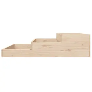 Berkfield Planter 107x107x27 cm Solid Wood Pine