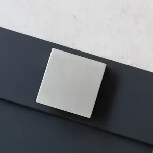 60mm Brushed Nickel Square Knob