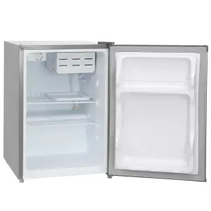 Russell Hobbs Mini Fridge 67L Stainless Steel Effect with Ice Box RH67TTLF0E1SS