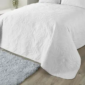 Luana Floral Pinsonic Microfibre Warm And Cosy Bedspread