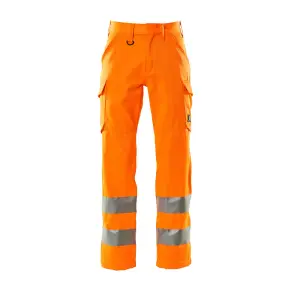 Mascot Safe Light Thigh Pocket Trousers (Hi-Vis Orange)  (44.5) (Leg Length - Regular)