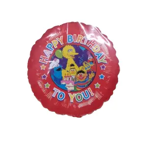 Sesame Street Happy Birthday To You Foil Balloon Multicoloured (One Size)