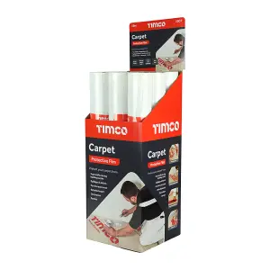 Timco - Protective Film - For Carpet (Size 50m x 0.6m - 1 Each)