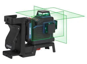 Erbauer 25m Green Cross line self-levelling Laser level