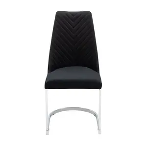 Pires Upholstered Dining Chair (Set of 2) Black