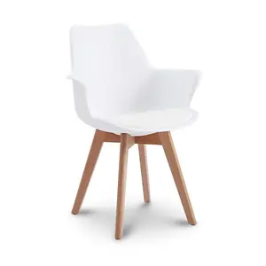 Set of 4 Modern Scandinavian Dining Chairs