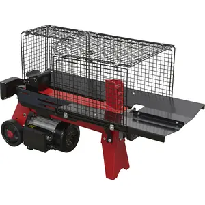 4 Tonne Log Splitter - 370mm Length Capacity - Mesh Cage - 1500W Motor