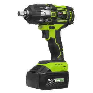 Sealey Cordless Impact Wrench 18V 4Ah Lithium-ion 1/2"Sq Drive CP650LIHV