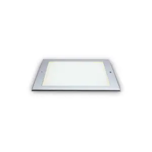 Ideal Lux Taurus Integrated LED Outdoor Recessed Ground Light Wide Square Steel 1250Lm 3000K IP67