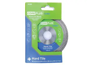 CorePlus HT105 Hard Tile Turbo Diamond Blade 105mm