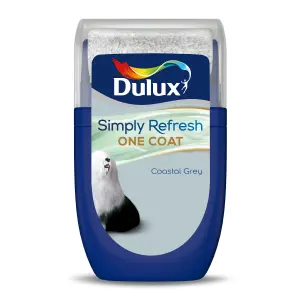 Dulux Simply Refresh One Coat Coastal Grey Matt Wall paint, 30ml