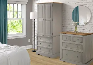 Premium Corona Grey, 2+2 chest of drawers