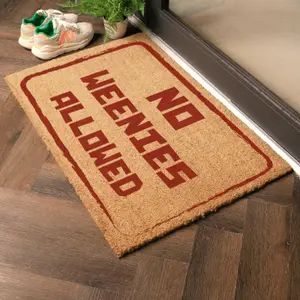 No Dachshunds Allowed Doormat (90 x 60cm)