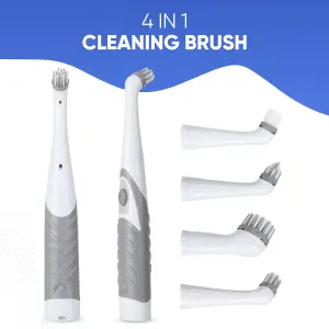 ASAB 4 In 1 Cleaning Brush with Replacement Heads