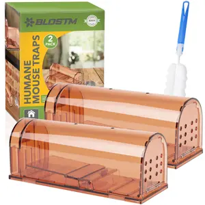 BLOSTM Humane Mouse Traps - 2 Pack