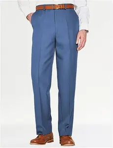 Chums Elasticated Waist Formal Trouser - Airforce