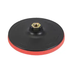 Hook & Loop 125 x 10mm Rubber Backing Pad for Angle Grinder Sander Polisher Disc