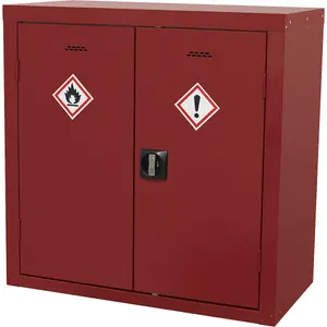 Premium Agrochemical Substance Storage Cabinet - 900mm x 460mm x 900mm - Secure 2-Door Design with Key Lock