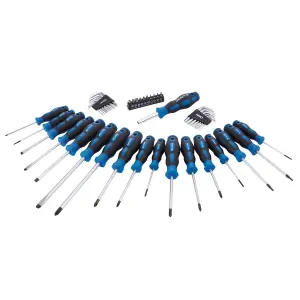 Draper Soft Grip Screwdriver, Hex. Key and Bit Set (44 Piece) 81294