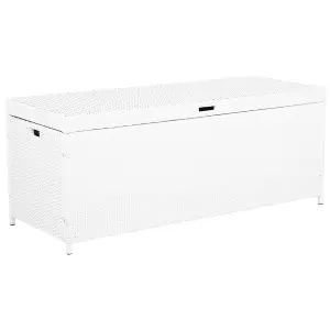 Storage Box PE Rattan White MODENA