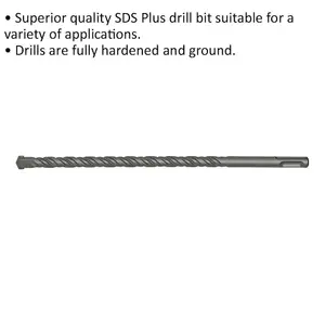 Premium 12 x 260mm SDS Plus Drill Bit for Smooth and Efficient Drilling