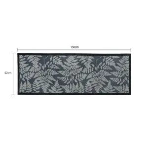 JVL Mega Machine Washable Doormat and Runner, Fern