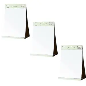 KAV A1 Flipchart Paper Pad with Plain 40 Sheets for Office School Home Kitchen Notes (813x584 mm) Pack of 3