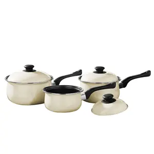 Essentials by Premier Viggo 3Pc Cream Belly Pan Set