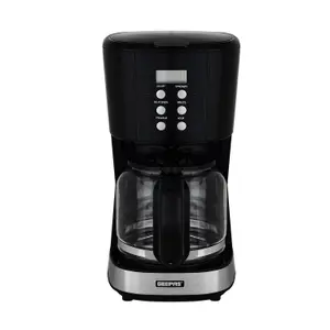 Geepas 1.5L Programmable Filter Coffee Machine Keep Warm Function, 900W