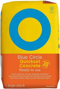 Blue Circle Quick Set Concrete, 20Kg Bag - Ready Mixed