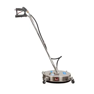 POLLOR Surface Cleaner Stainless Steel Rotary 3/8" QC 20 inch Pressure Washer 4000 PSI, Pavement Patio Driveway Cleaning