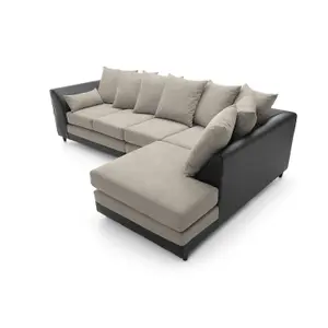 Dylan Large Corner Sofa Right Facing in Sand