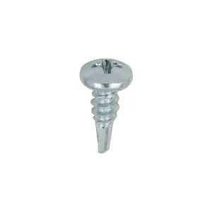 TIMCO Self-Drilling Metal Framing Pan Head Silver Screws - 8 x 1/2