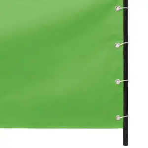 Berkfield Balcony Screen Light Green 80x240 cm Oxford Fabric