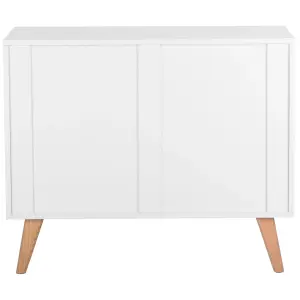 Beliani Scandinavian 3 Drawer Chest White SALEM