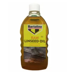 Bartoline Raw Linseed Oil 500ml (Pack of 12)