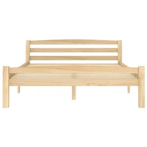 Berkfield Bed Frame Solid Pinewood 120x200 cm