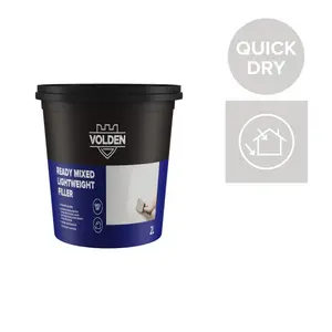 Volden Ready Mixed White Paste Ready to use Multi-purpose Filler, 2L 860g