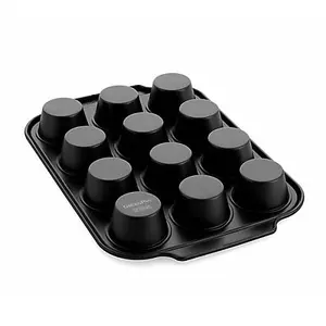 GreenPan Bistro Bakeware 12 Cup Muffin Pan