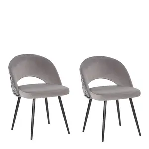 Erikson Upholstered Dining Chair (Set of 2) Gray