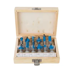 Silverline 12mm TCT Router Bit Set 12Pce