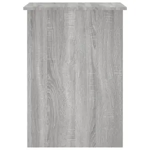 Berkfield Desk Grey Sonoma 100x55x75 cm Engineered Wood