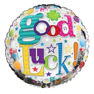 Simon Elvin 18 Inch Good Luck Design Foil Balloon Multicoloured (One Size)