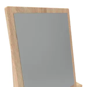 Heddon Mirror in Bardolino Oak (Ready Assembled)