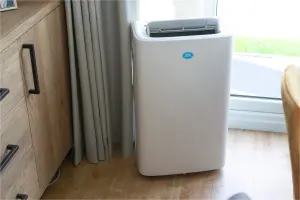 Prem-I-Air 14,000 BTU Portable Local Air Conditioner With Remote Control and Universal Window Fixing Kit and Dust Cover