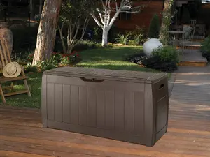 Keter Hollywood 270L Storage Box- Brown