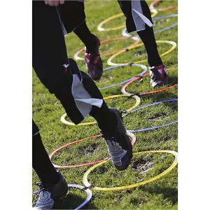 12 PACK Agility Hoop Ladder - Football Rugby Speed & Footwork Training Drill