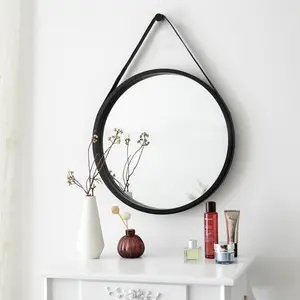 Chavarria Flat Wall Mirror Black